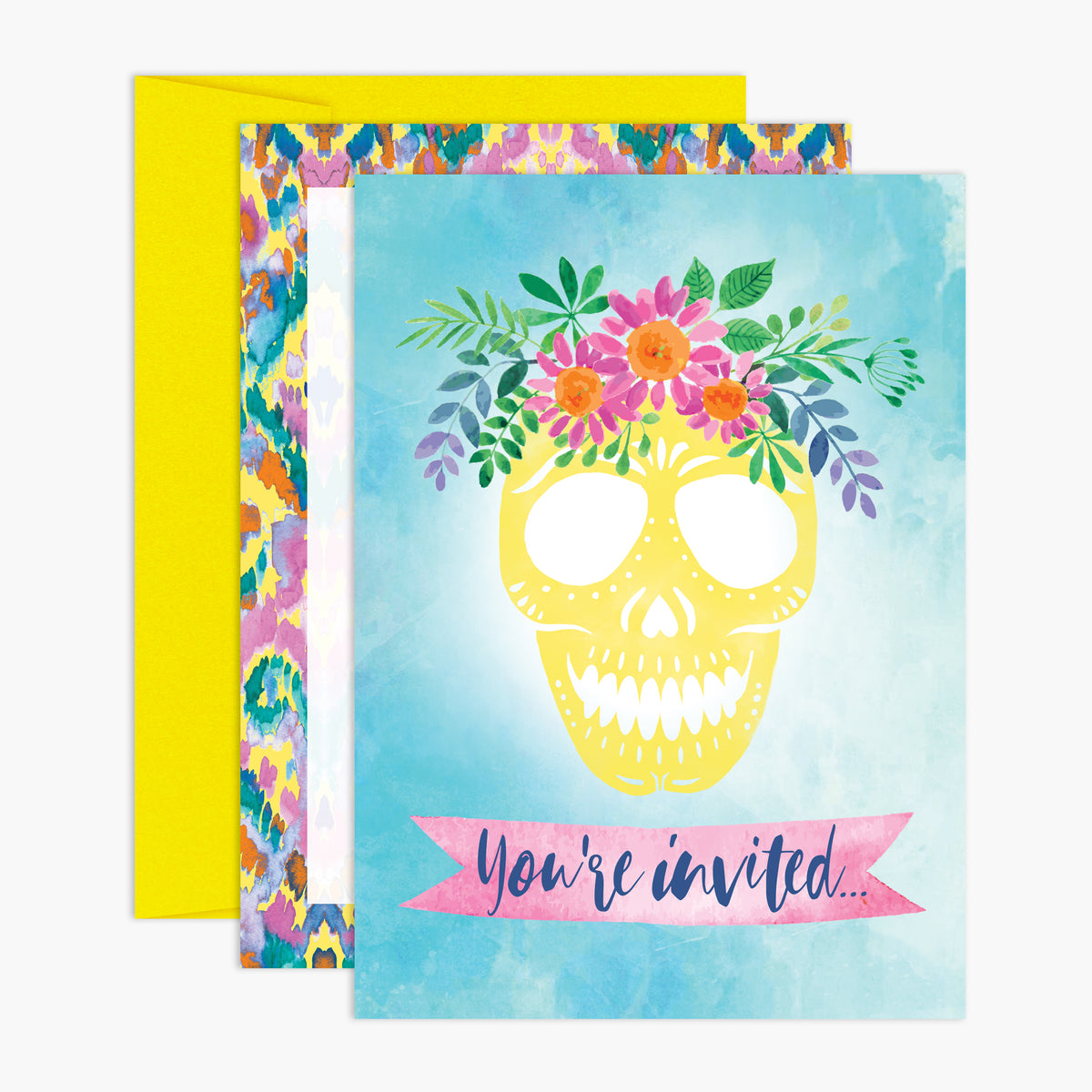 Set of Party Invitations Dia De Los Meurtos | Palmer Street Press, image size:1200x1200