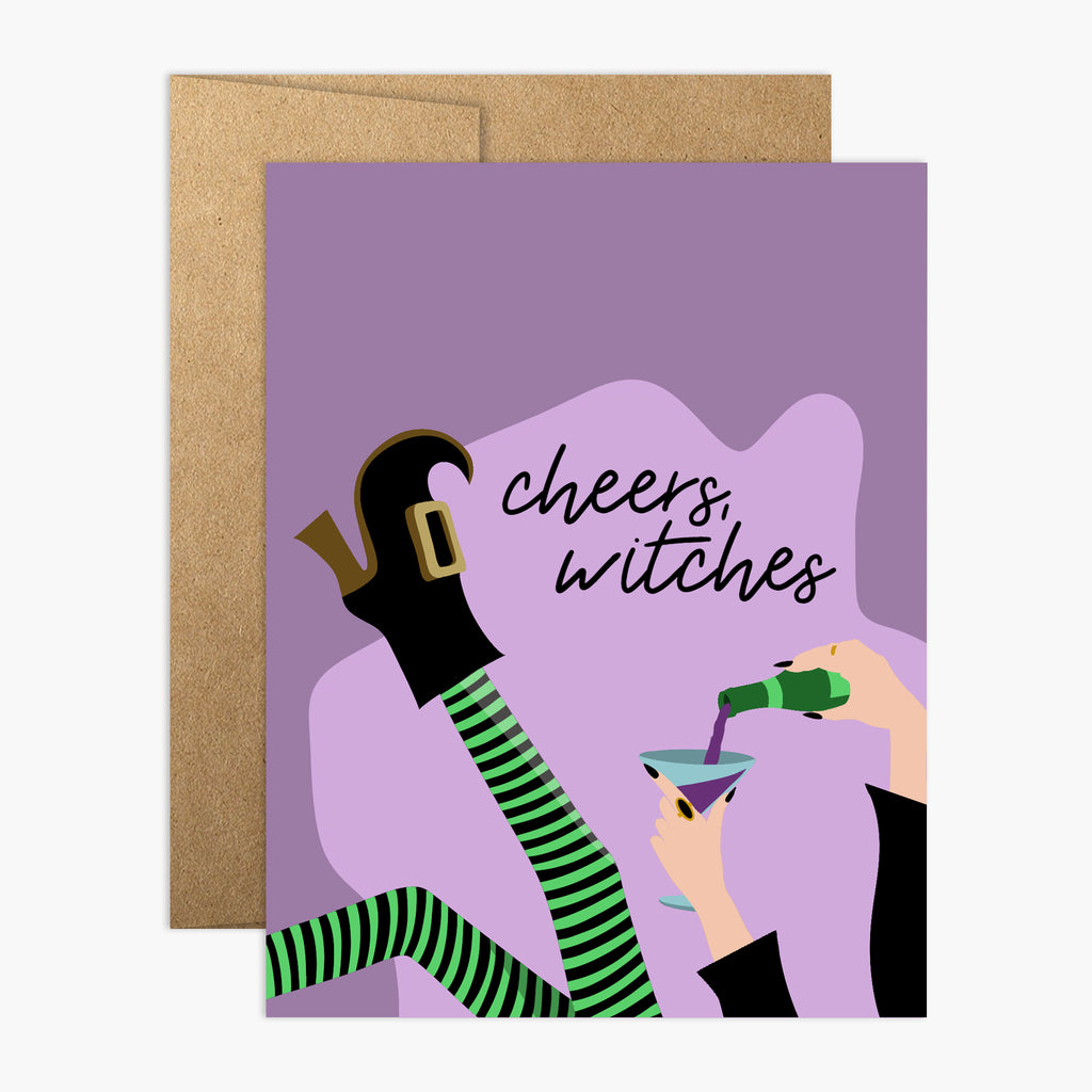 Cheers, Witches! Halloween Card