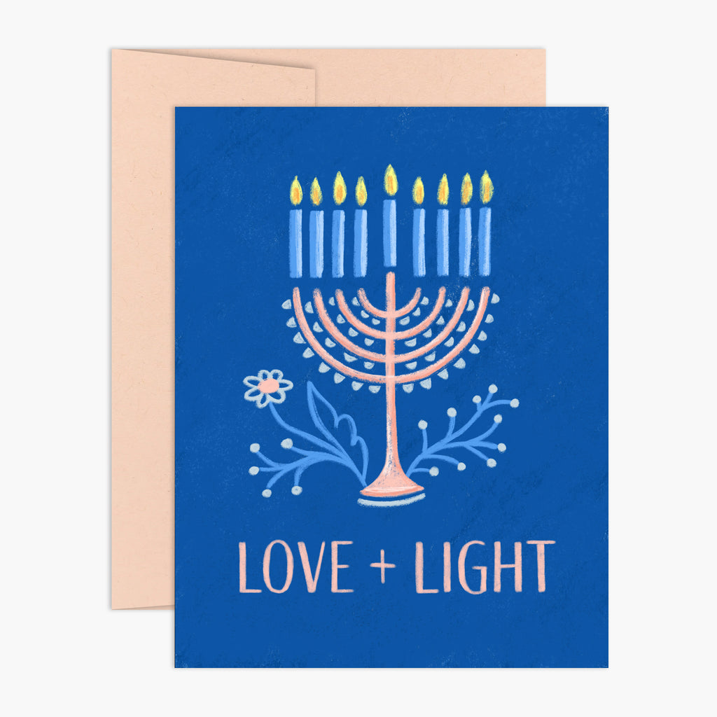 Love + Light Hanukkah Holiday Card