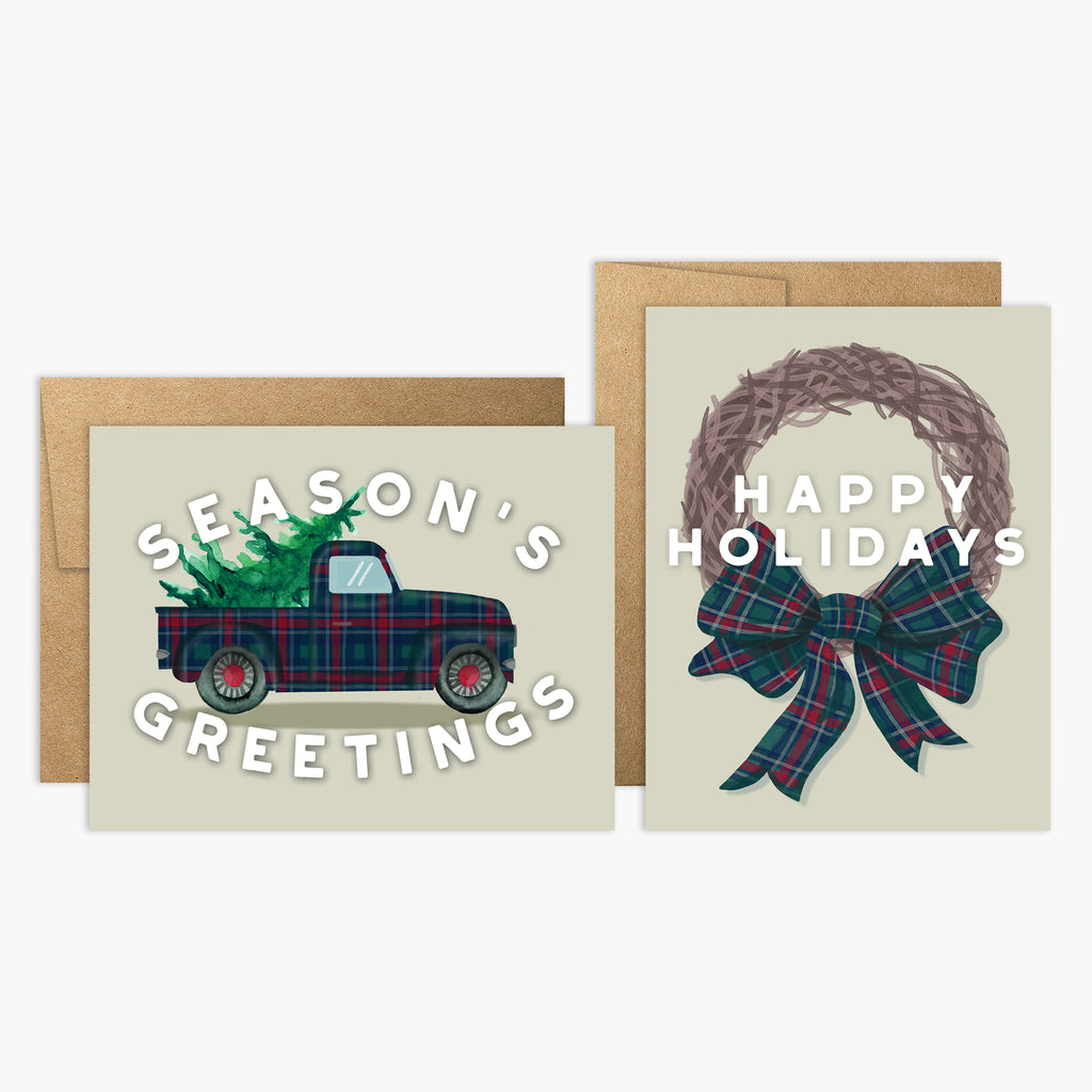 A Very Flannel Holiday Card Set
